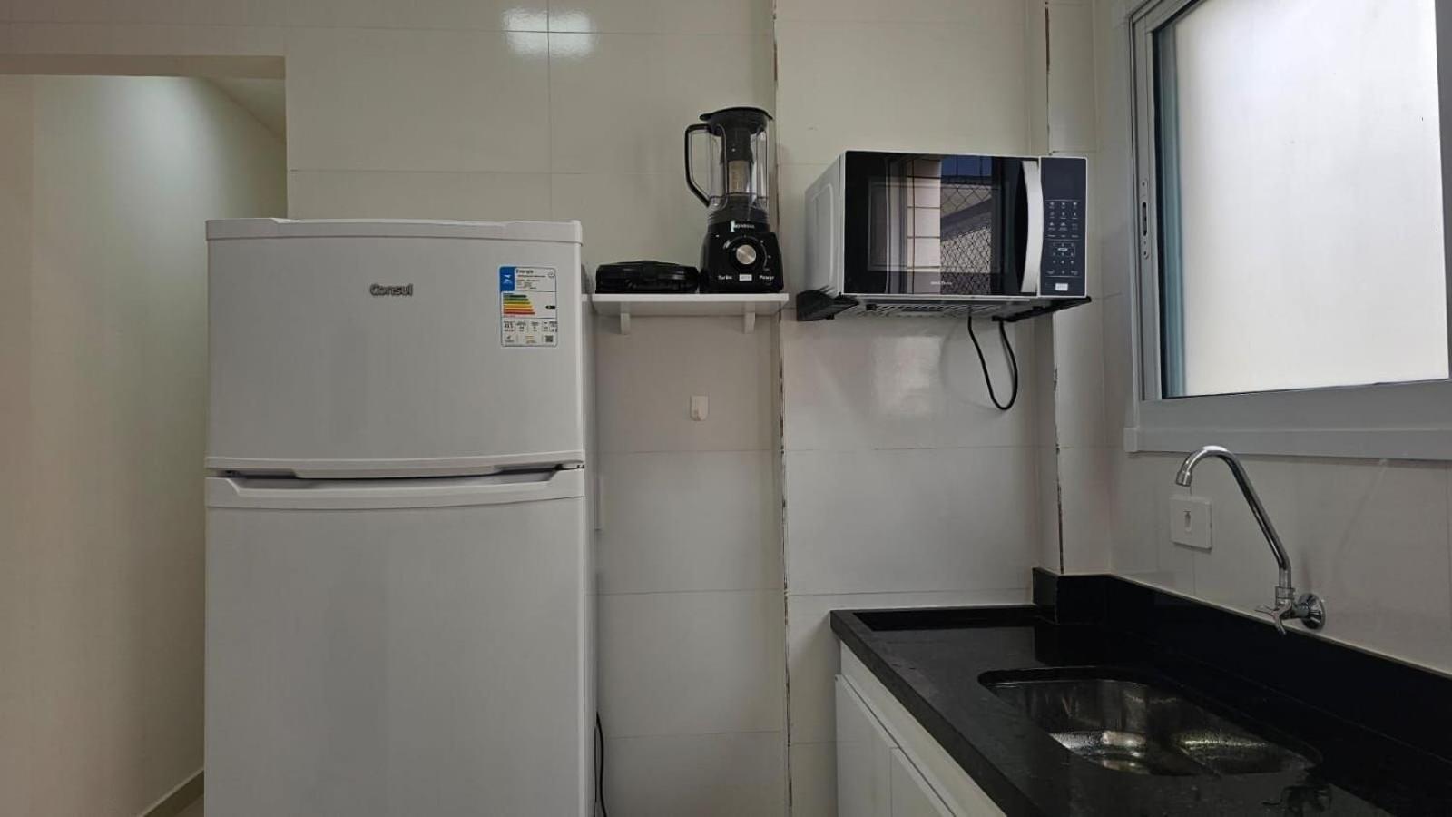 044 Aviacao Beira Mar - 1 Quarto - 10 Metros Da Praia - Wi Fi 300Mbps - Estacionamento Gratuito Praia Grande  Eksteriør billede