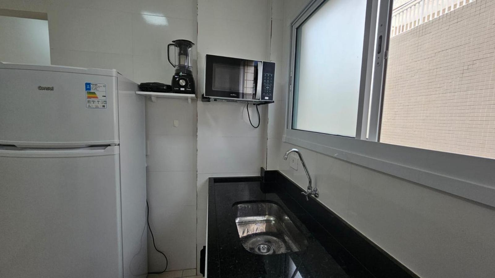 044 Aviacao Beira Mar - 1 Quarto - 10 Metros Da Praia - Wi Fi 300Mbps - Estacionamento Gratuito Praia Grande  Eksteriør billede